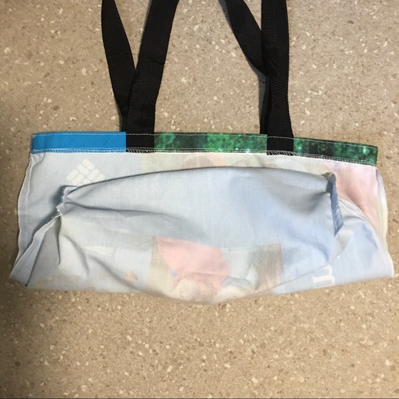 Reusable Graphic Tote Columbia Reuse Recycle LIKE NEW - Picture 7 of 12